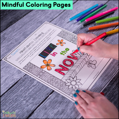 Mindfulness coloring pages to help manage tough emotions