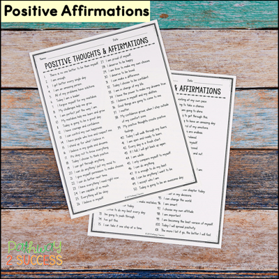 Free positive affirmation list