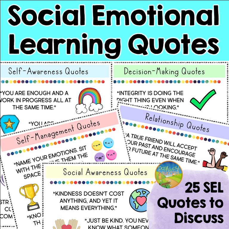 free social emotional learning quotes to discuss