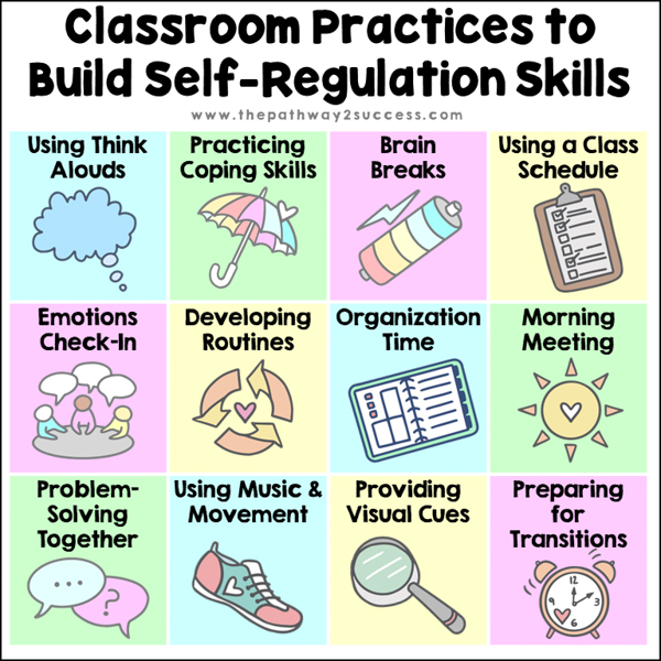 Classroom practices to help build self-regulation skills for children and teens