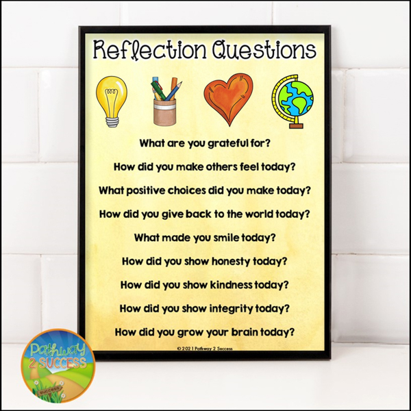 reflection questions for the end of the day