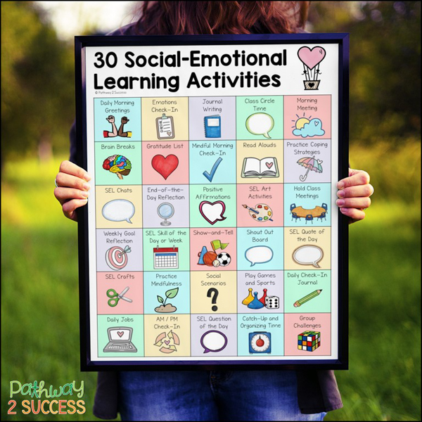 Social Emotional Learning Activities Free Poster