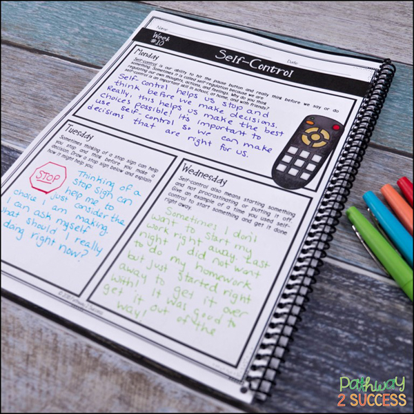 Social-emotional learning journal