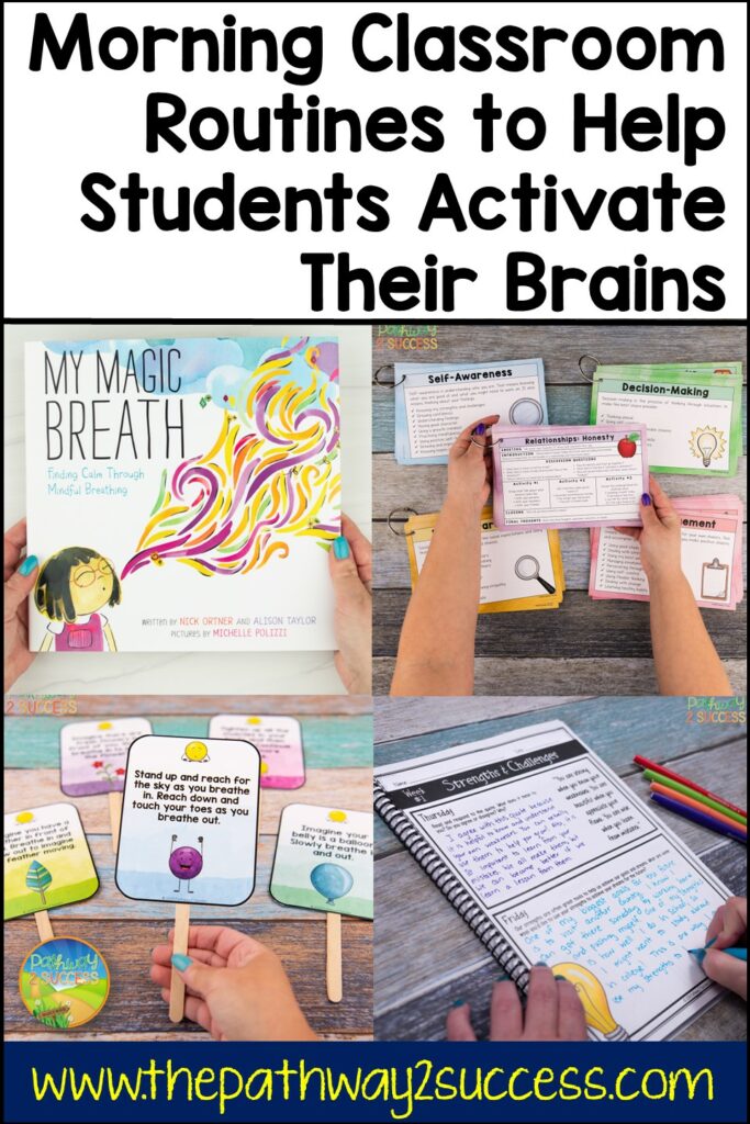 Morning classroom routines to help students activate their brains