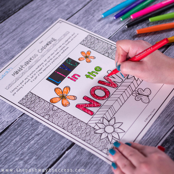 Mindful coloring pages
