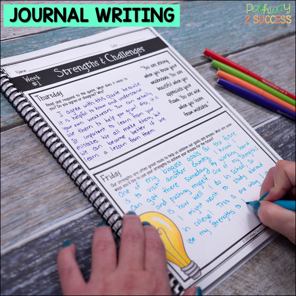 SEL Journal Writing