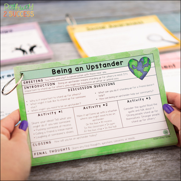 Morning meeting activity cards
