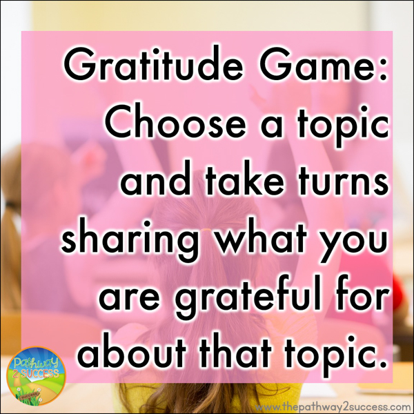 Hold gratitude conversations to integrate social-emotional learning and build classroom community