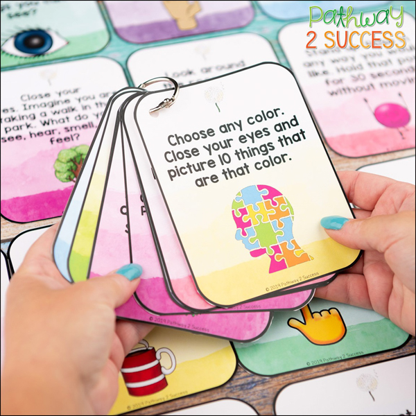 Mindfulness brain break cards