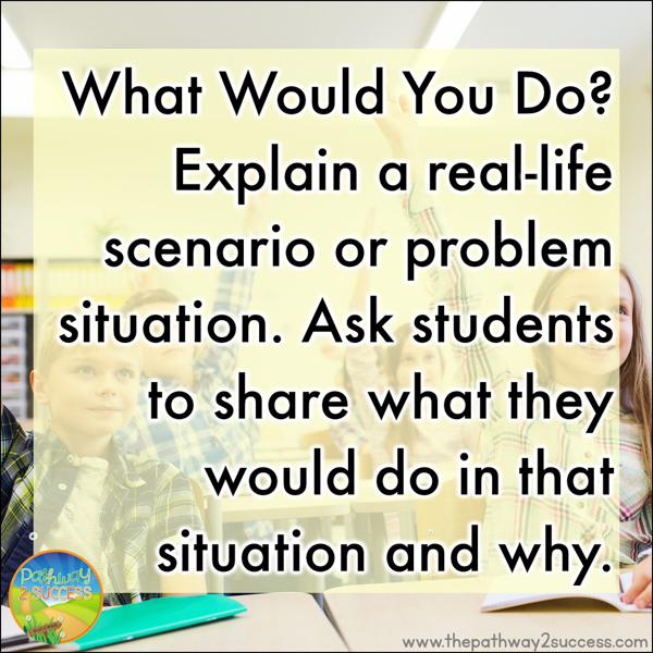 Use "What Would You Do?" social scenarios to boost SEL skills