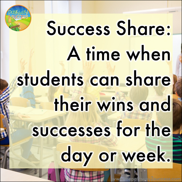 Use a success share to integrate social-emotional skills and build confidence