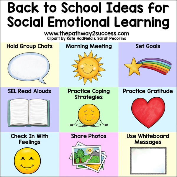 Back to school ideas for social emotional learning