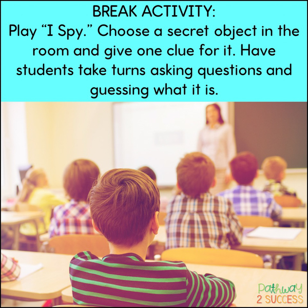 play I spy for a classroom break