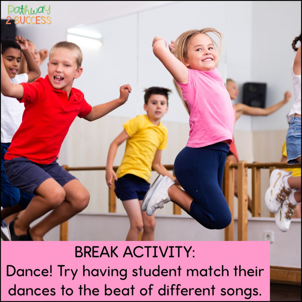 dance as a classroom brain break