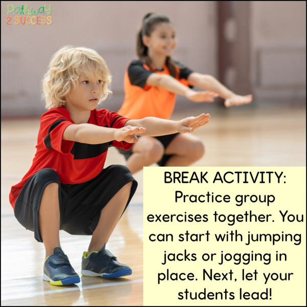 practice group exercises together