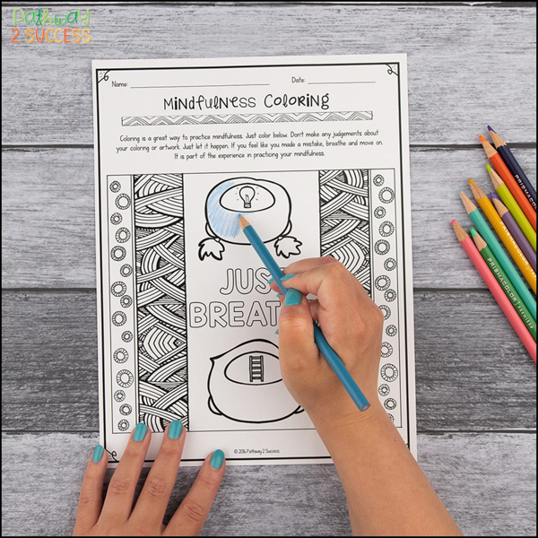 mindful coloring pages