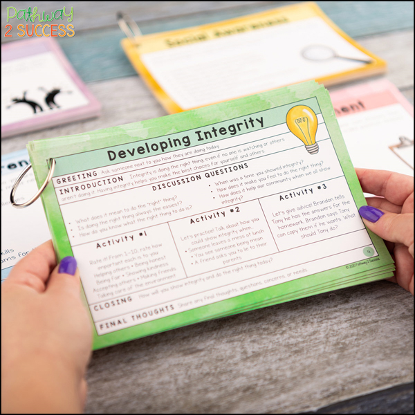morning meeting cards for social-emotional learning