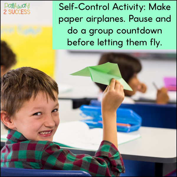 Try a "countdown" activity to practice self-control.