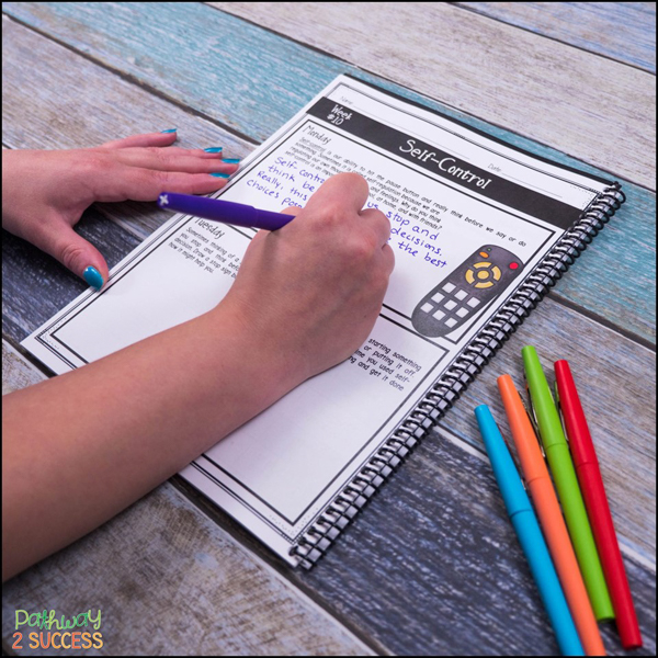 self-control journal writing