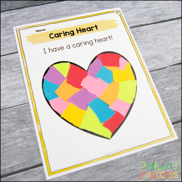 Rip paper to build fine motor skills as you highlight different SEL skills