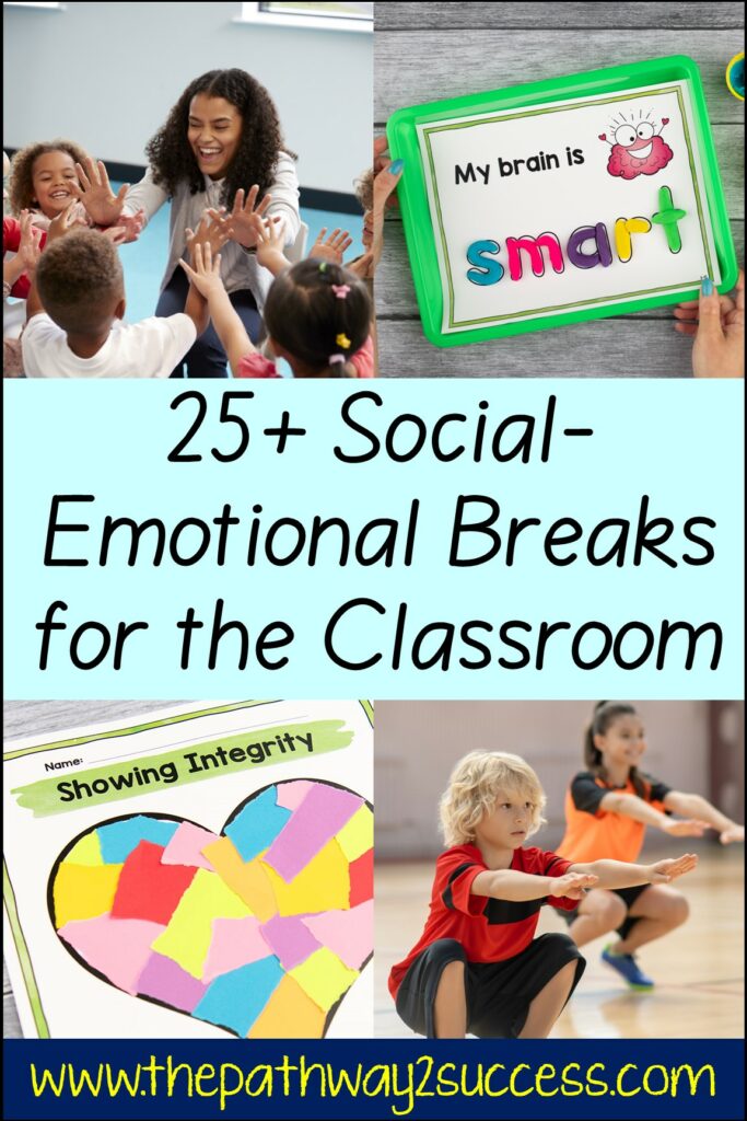 social emotional breaks for the elementary classroom