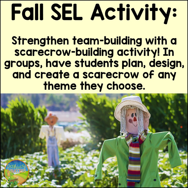 SEL fall activity: build a scarecrow in teams