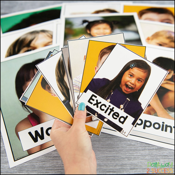 Use visuals to help children learn social skills.