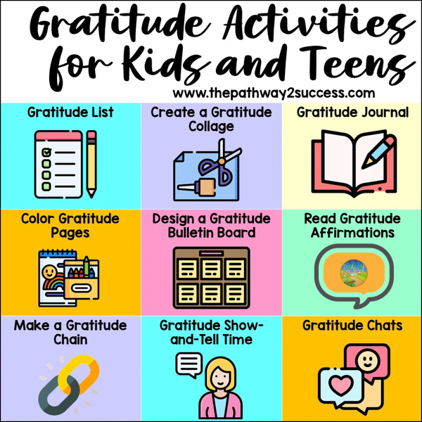 30 Gratitude Activities for Kids and Teens