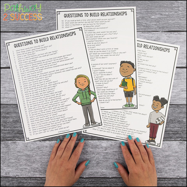 relationship-building questions list for kids and teens