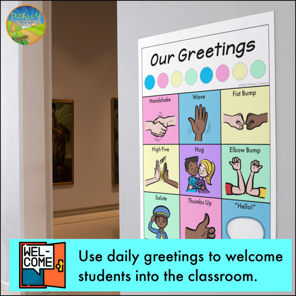 daily welcome greetings for kids and teens in the classroom