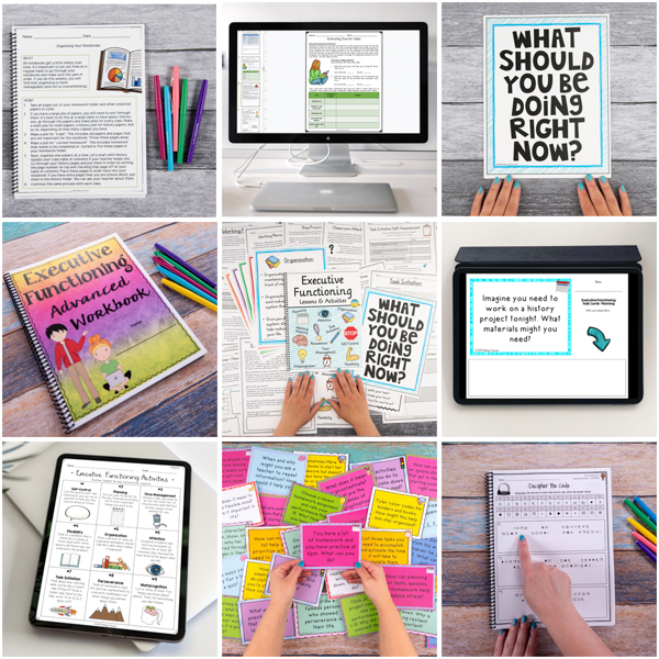 Executive functioning lessons and activities for the whole year.