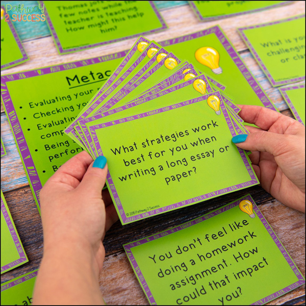Use executive functioning questions to integrate executive functioning skills into your current content and curriculum.