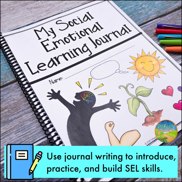 social emotional learning journal to teach SEL skills for kids and teens