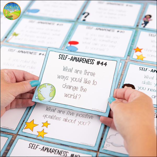use SEL-focused questions to start SEL chats outside during the spring