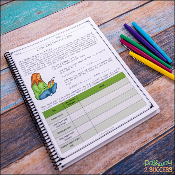 executive functioning workbook for kids and teens
