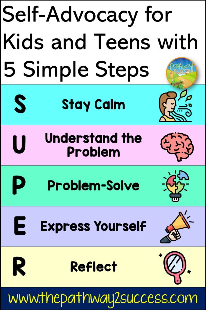 Self-Advocacy for Kids and Teens with 5 Simple Steps