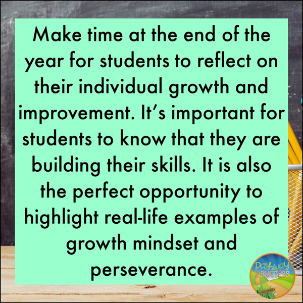 end of the year reflection time