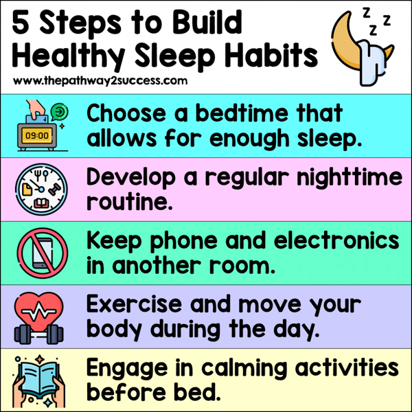 5 healthy steps to build sleep habits for kids and teens