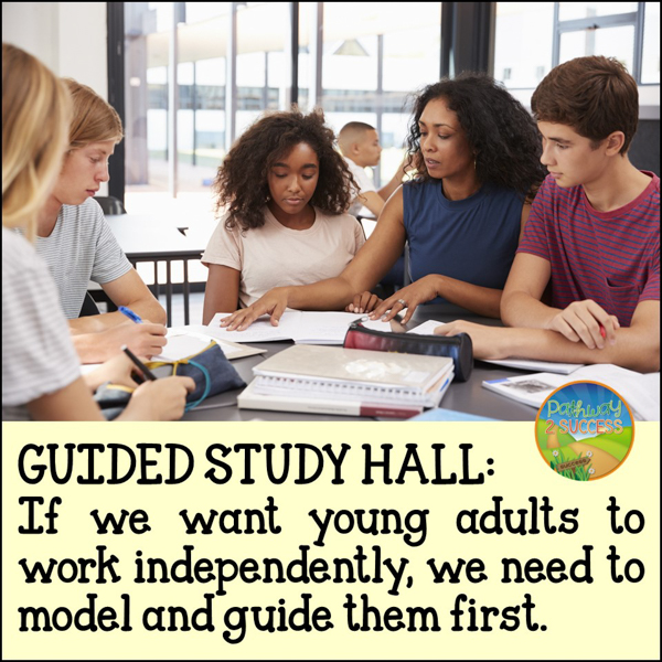 If we w ant young adults to work independently, we have to practice it together.