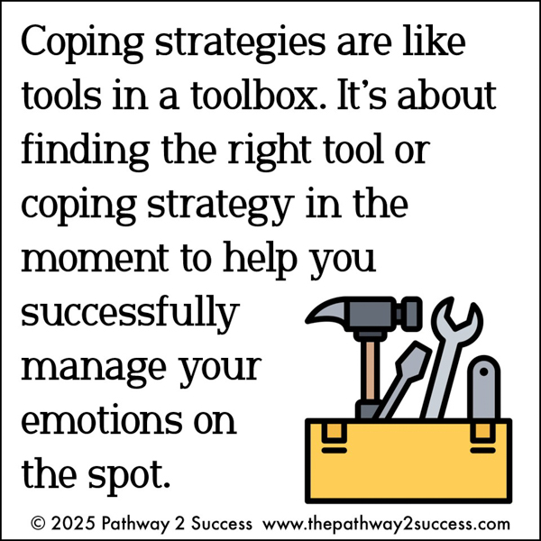 Coping strategies are like tools in a toolbox.