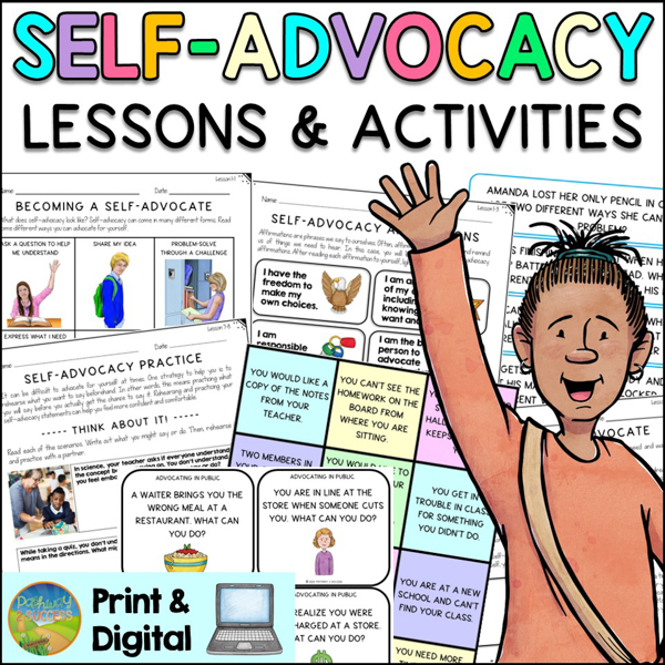 Self-advocacy lessons and activities for teens and young adults