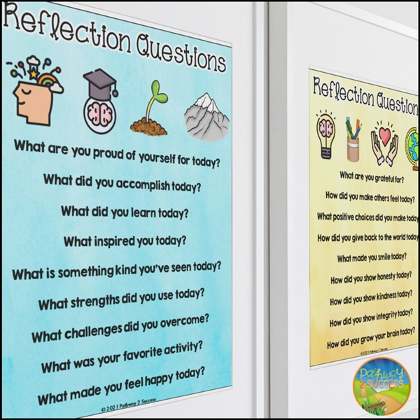 reflection questions for kids and teens as an act of self-kindness and self-love
