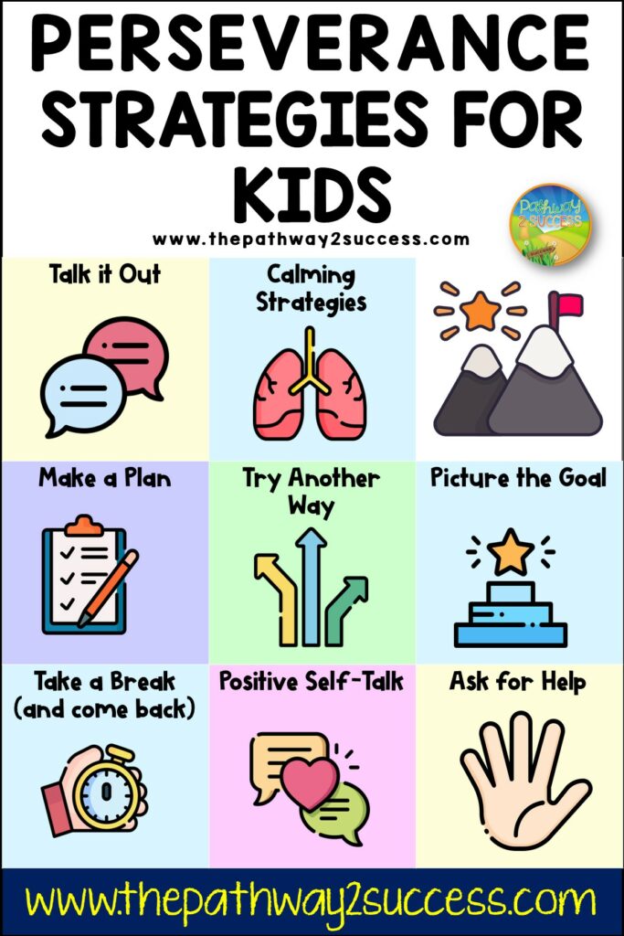 Perseverance strategies for kids and teens