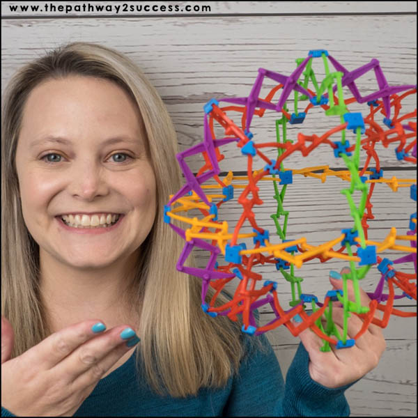Use a hoberman sphere to practice mindful breathing with kids and teens