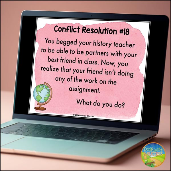 Conflict Resolution Strategies for the Middle and High School Classroom