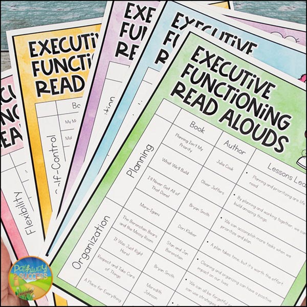 Executive functioning read aloud list