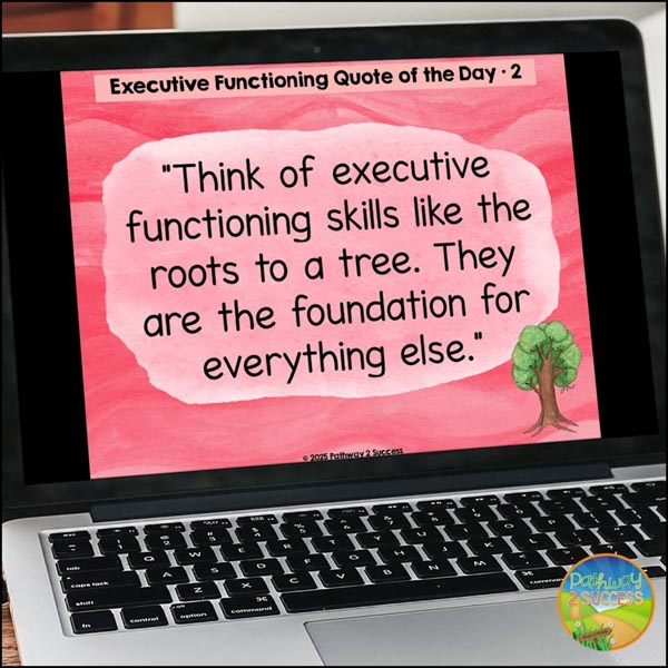 Using Quotes to Build Executive Functioning Skills