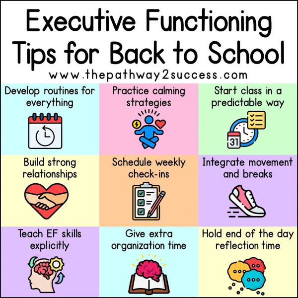 Executive Functioning Tips for Back to School