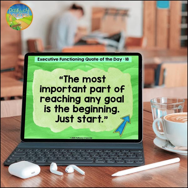 Using Quotes to Build Executive Functioning Skills
