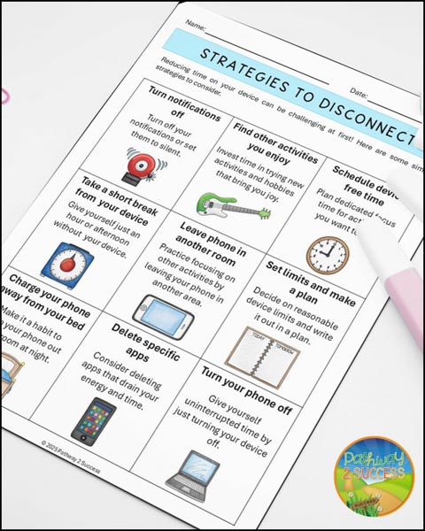 strategies to disconnect for kids and teens